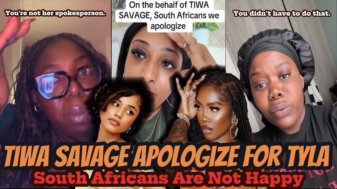 Tiwa Savage Apologized On Behalf Of Tyla And The Fans Are Not Having It.