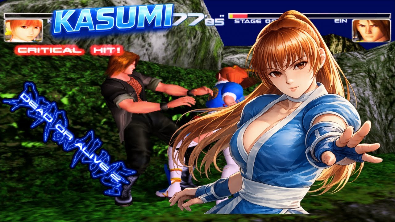 Dead or Alive 2 Kasumi Gameplay | Classic Arcade Ninja Action Showcase