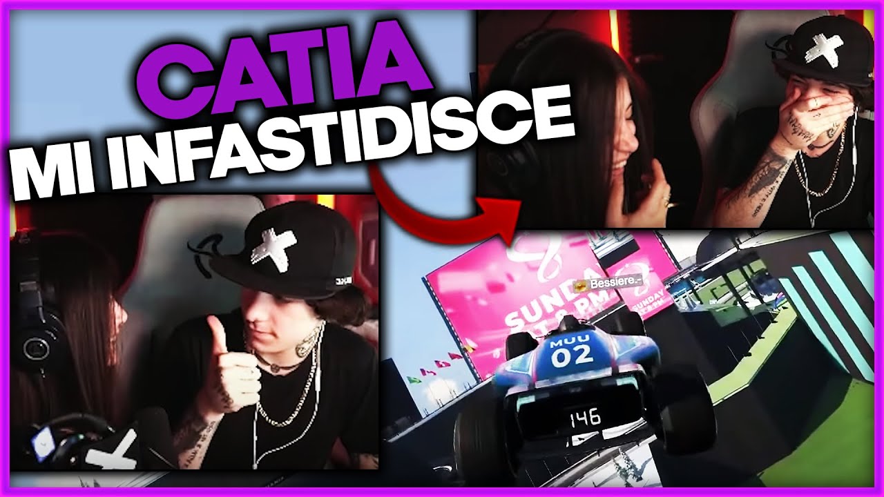 CATIA MI INFASTIDISCE mentre gioco a TRACKMANIA