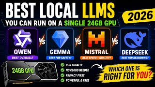 Best Local AI Models for a Single 24GB GPU in 2026 | Qwen vs Gemma vs Mistral vs DeepSeek