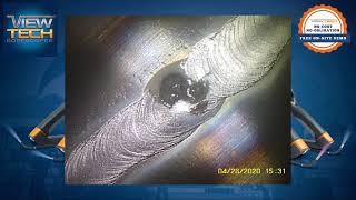 Borescope Inspection Photos Welding Aerospace Aviation Manufacturing HVAC Application Inspections