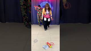 Ring Toss Challenge – Hook Your Big Prize!#game #funny #comedy #shorts #challenge #competition