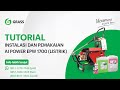 Video Training : Tutorial Instalasi dan Pemakaian Mesin Ai Power EPW 1700 (Listrik)