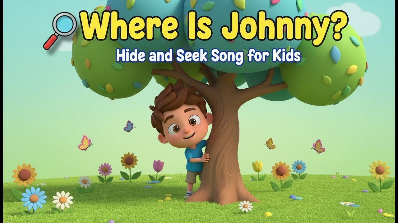 Where Is Johnny? | Hide and Seek Song for Kids.