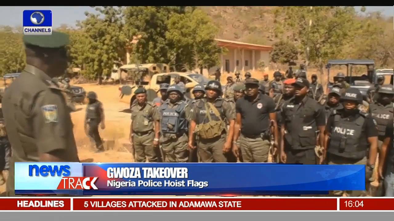 Gwoza Takeover: Nigeria Police Hoist Flags -- 24/01/16