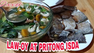 Preaparing Dinner|Mariels B Vlog|Buhay Probinsya|How To|Law - Oy|Fried Fish|Vegetable Soup.