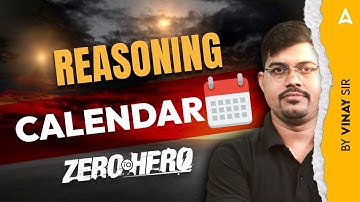 Reasoning Calendar Full Concept in One Video | SSC Preparation | By Vinay Sir
