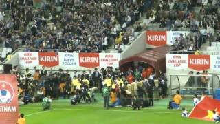 20111007日本代表vsベトナム代表、選手入場