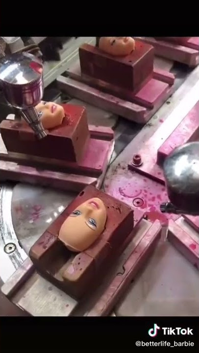 Barbie doll screening at factory