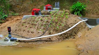Mini construction  Application of free energy irrigation systems in hill villages
