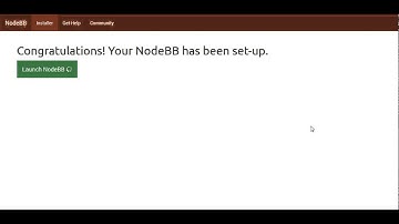 NodeBB Web Installer