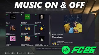 How To Turn All Music ON / OFF On FC 26