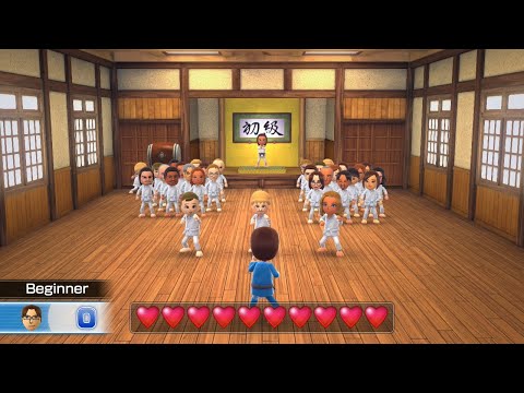 Wii Party U - Dojo Domination - Beginner (30 Points 10 Hearts)