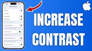 How To Increase Contrast In Iphone (2025)