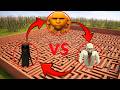 THE MOST INSANE MAZE BATTLE EVER! TUNG TUNG TUNG SAHUR vs SCP-096 vs ODINDINDUN | GMod!