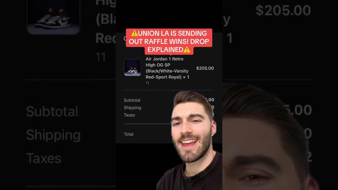 Розыгрыш футболки Union Fragment Jordan 1 начинается! Как принять участие в онлайн-розыгрыше!