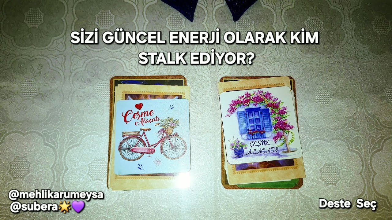 GÜNCEL ENERJİDE SİZİ STALK YAPAN KİŞİLER KİMLER? @mehlikarumeysa 🪽🪽 #keşfet #tarotreading 