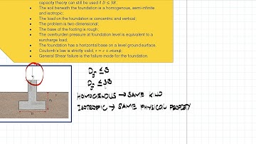 Ultimate Bearing Capacity For Shallow Foundation (Concept) Part 2