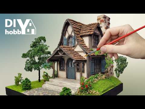 DIY Cardboard House | Making Detailed Miniature Home thumbnail