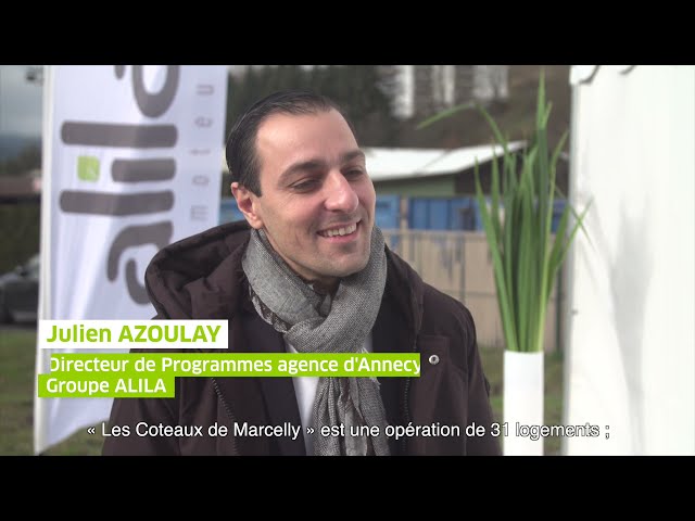 ALILA - 1ère pierre Les Coteaux de Marcelly à Taninges - Julien AZOULAY – Dir. de Programmes Annecy