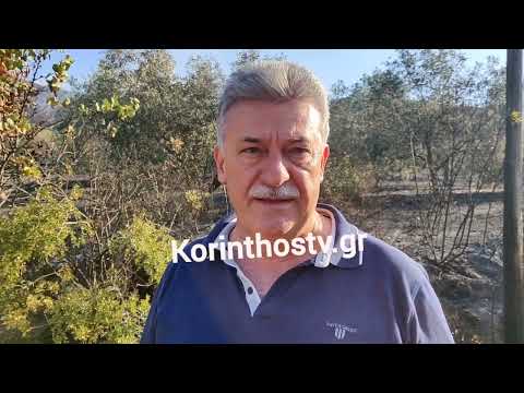 Οριοθετήθηκε η πυρκαγιά στο Μαψό Κορινθίας