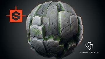TIMELAPSE | Substance Designer Tutorial l Stylized Cliff Rocks