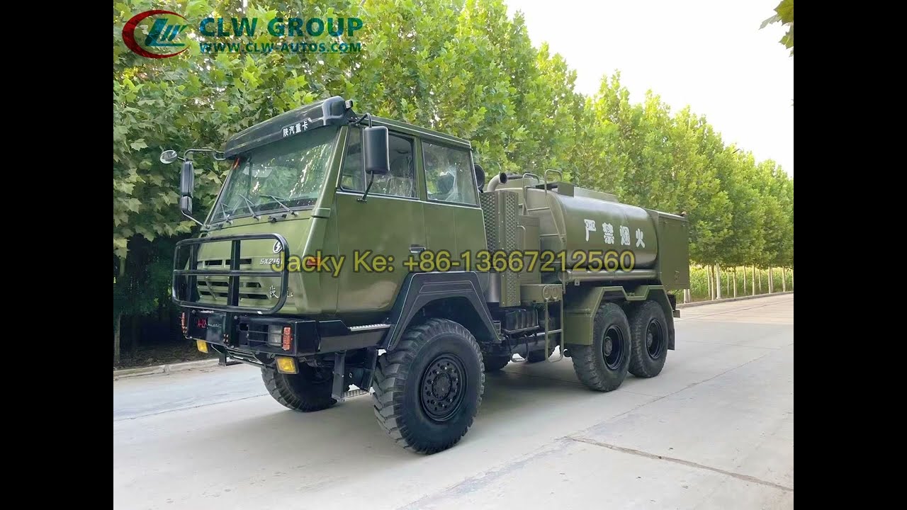 Off Road 6x6 Shacman Fuel Dispenser Truck