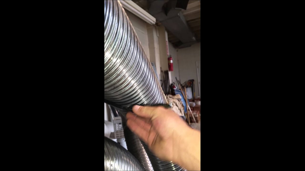 Fake stainless steel chimney liner YouTube