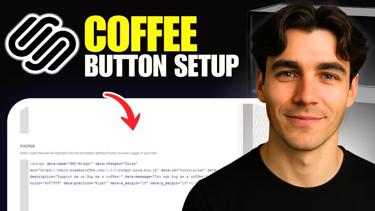How to Install a Buy Me a Coffee Button On a Squarespace Site (Tutorial 2026)