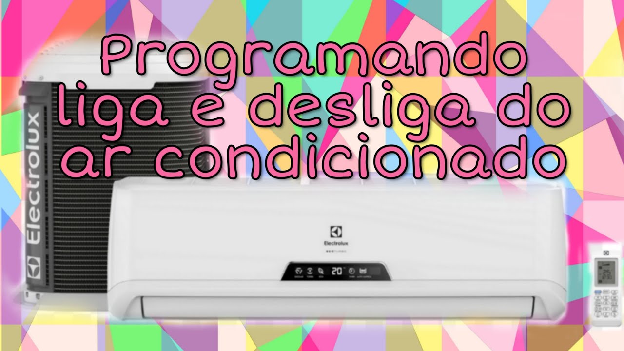 Como programar o ar condicionado para ligar e desligar sozinho - YouTube
