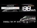 RG3 ステップワゴン スパーダ  24SZ  加速 テスト  HONDA STEP WGN