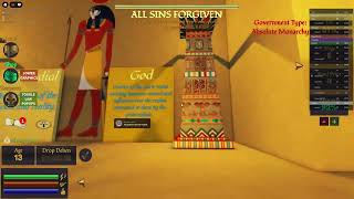 Roblox 👑 ANCIENT EGYPT 👑 Roleplay — How to Become a God or Primordial - New roles available