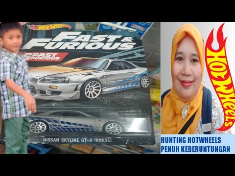 MasyaaAllah, dapat Nissan Skyline GT-R (BNR34) di Indomaret | Hunting hotwheels penuh keberuntungan