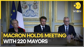 France: Emmanuel Macron says riots 'peak' has passed at meeting with local mayors | WION