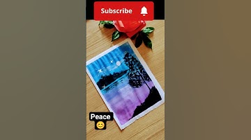 Easy painting ideas🎨🌟#shorts​#viral​ #trending​ #youtubeshorts​ #art​ #drawing​ #creative​ #canvas​