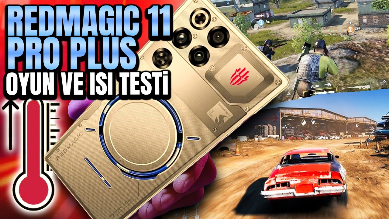 Redmagic 11 Pro Plus Oyun ve Isı Testi (ŞAŞIRTICI)