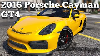 GTA V PC Mods - 2016 Porsche Cayman GT4 [DOWNLOAD]