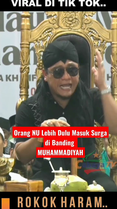 NU Lebih Dulu Masuk Surga Dibanding Muhammadiyah - GUS MIFTAH #gusmiftah #guyonan #rokok #haram