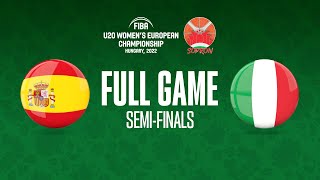 SEMI-FINALS: Spain v Italy | Full Basketball Game