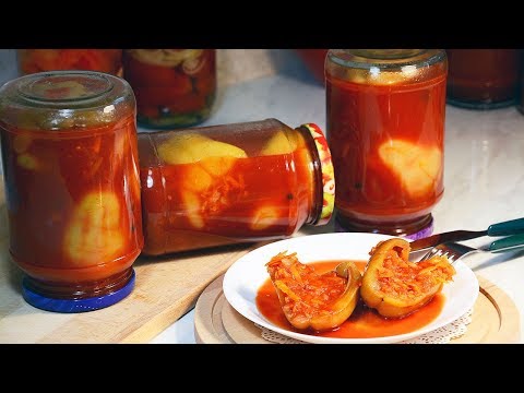 Изумительная ВКУСНОТА на ЗИМУ!!! И мяса не надо! Болгарский ПЕРЕЦ ФАРШИРОВАННЫЙ ОВОЩАМИ По-Болгарски