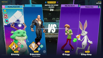 Reindog/Black Adam Vs Shaggy/Bugs Bunny|MultiVersus