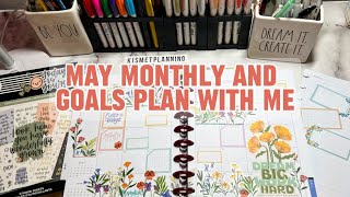 MAY MONTHLY AND GOALS | PLAN WITH ME