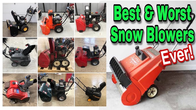 Overview of Snowblower Tests, Comparisons and Buying Advice - LAJM PRESS