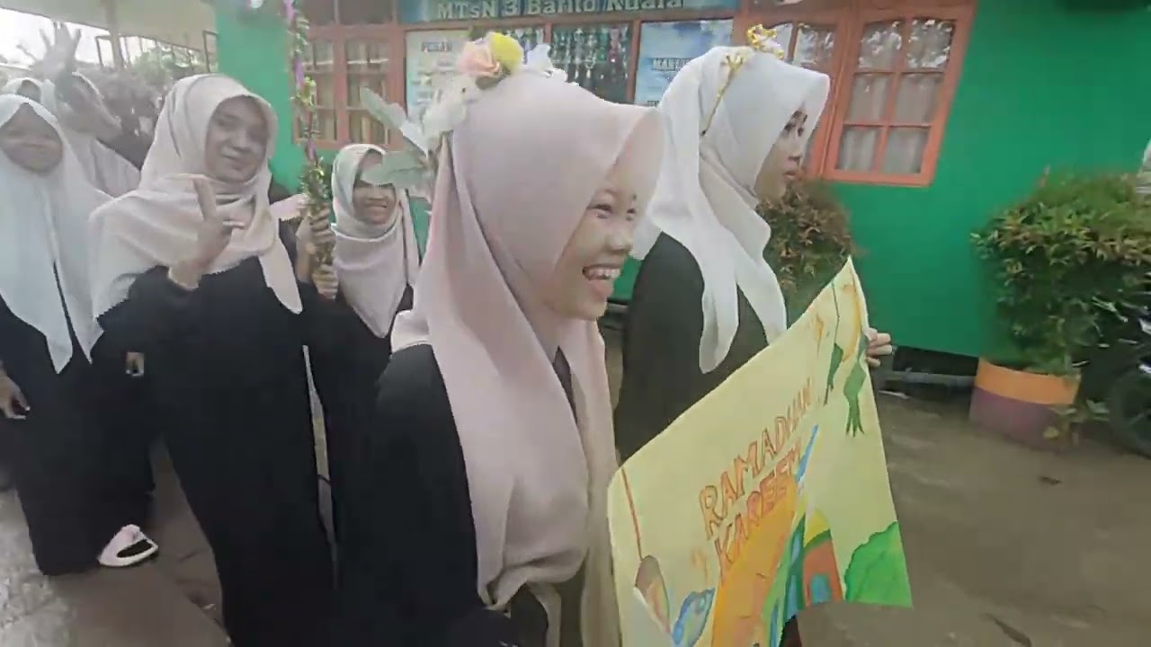 Carnaval MTsN 3 Barito Kuala menyambut Bulan ramadhan 1447 H/2026