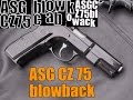 Самый мощный пистолет с blow-back - ASG CZ 75 blowback 4,5 мм