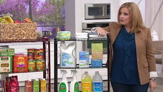 Cook's Essentials 5-Tier Deluxe Folding Storage Rack on QVC