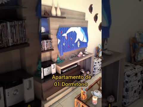 Vídeo do imóvel — Apartamento em Mongaguá, bairro Centro, mobiliado, 1 dormitório, sacada com vista para o mar no melhor espaço da cidade e preço atrativo!!