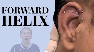 A painless Forward Helix piercing