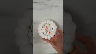 I Turned A Simple Base Into This Floral Dish