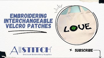 DIY: Embroidering Interchangeable Velcro Patches